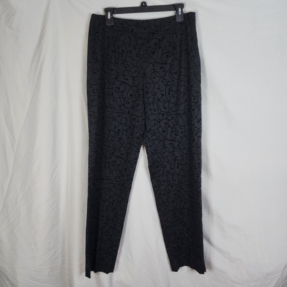New w/tag! SHARON ENDICK Size 14 USA made Cotton‎ Side Zip Velour Kate Pants